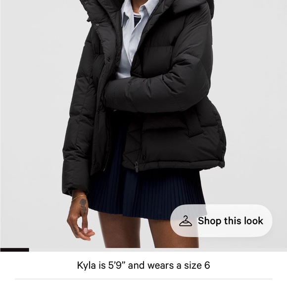 lululemon athletica Jackets & Blazers - lululemon athletica Black Puffer Jacket